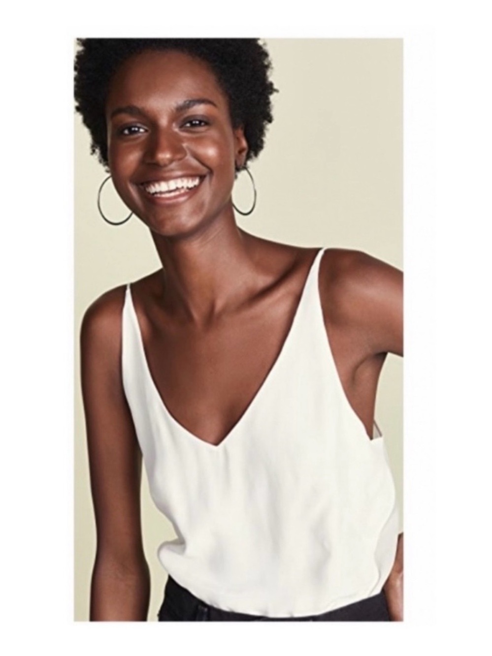 J Brand Light Gray Silk Cami Top 0459 - Picture 5 of 5